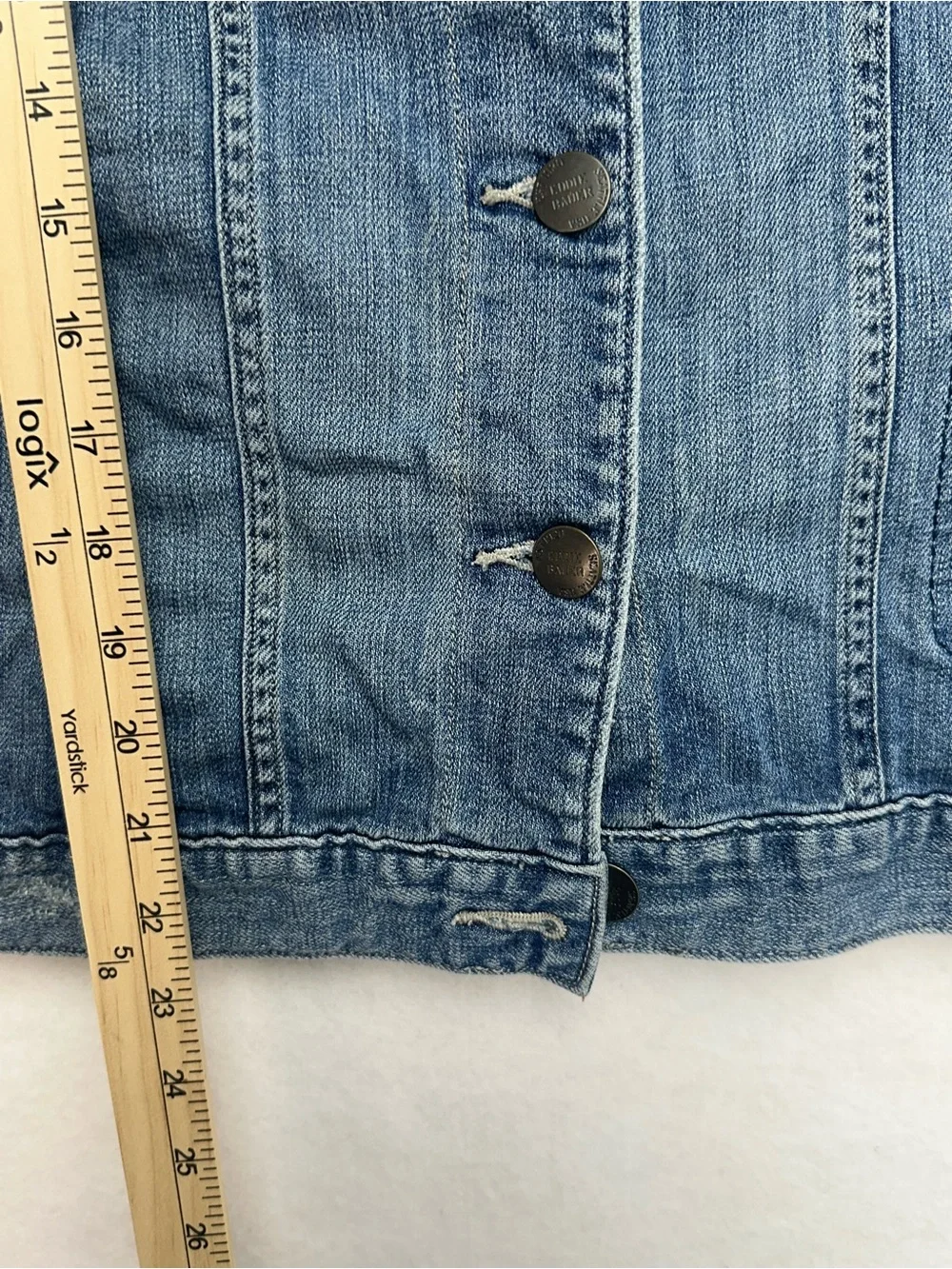 Hand Painted Texas Bluebonnet Denim Jacket Eddie Bauer Jean Jacket Vintage Style